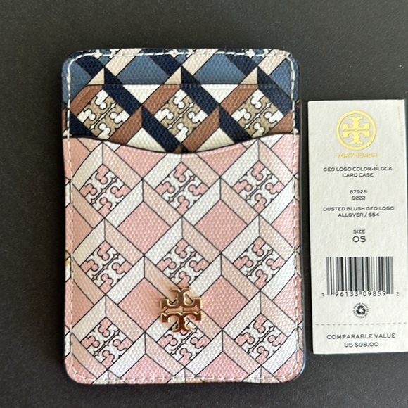 Tory Burch Geo Color Block Card Case - Picture 6 of 7
